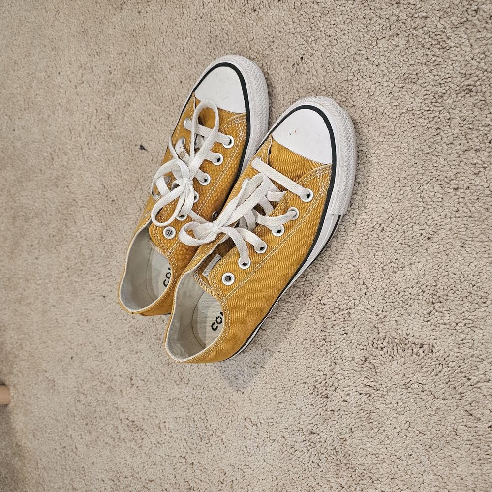 Converse Yellow Low-Top Sneakers